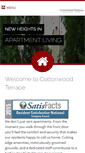 Mobile Screenshot of cottonwoodterraceapts.com